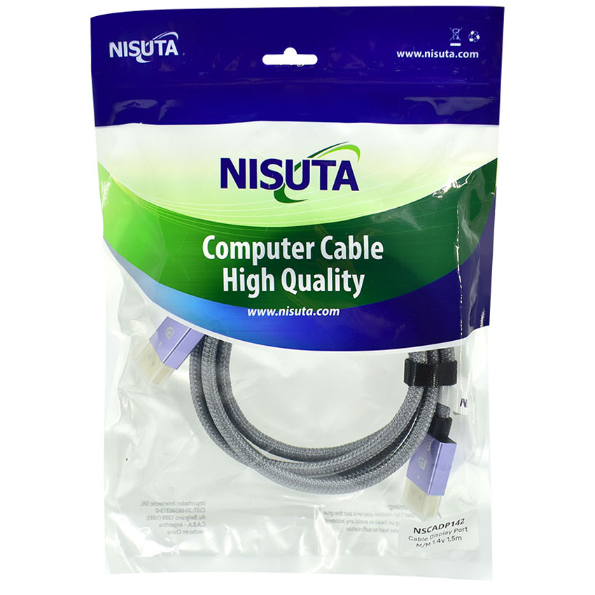 Cable Display Port M A Display Port M Nisuta Ns-Cadp142